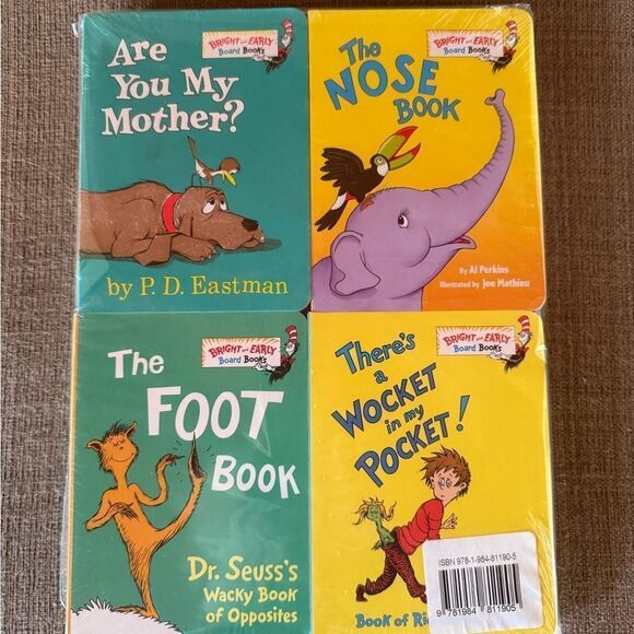 Dr Seuss New Board Books Set of 8 Miniature Cardboard Books - Picture 1 of 5